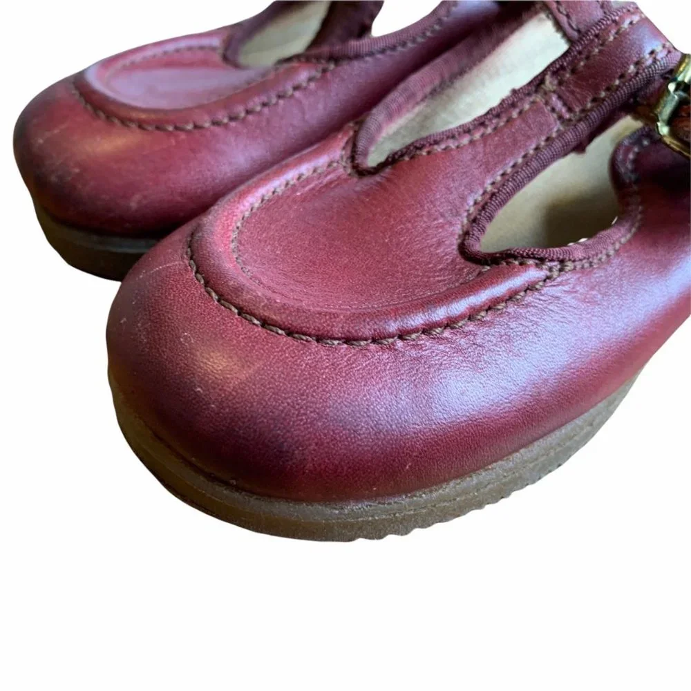 Vintage Genuine Leather Tough Steppers Baby Shoes